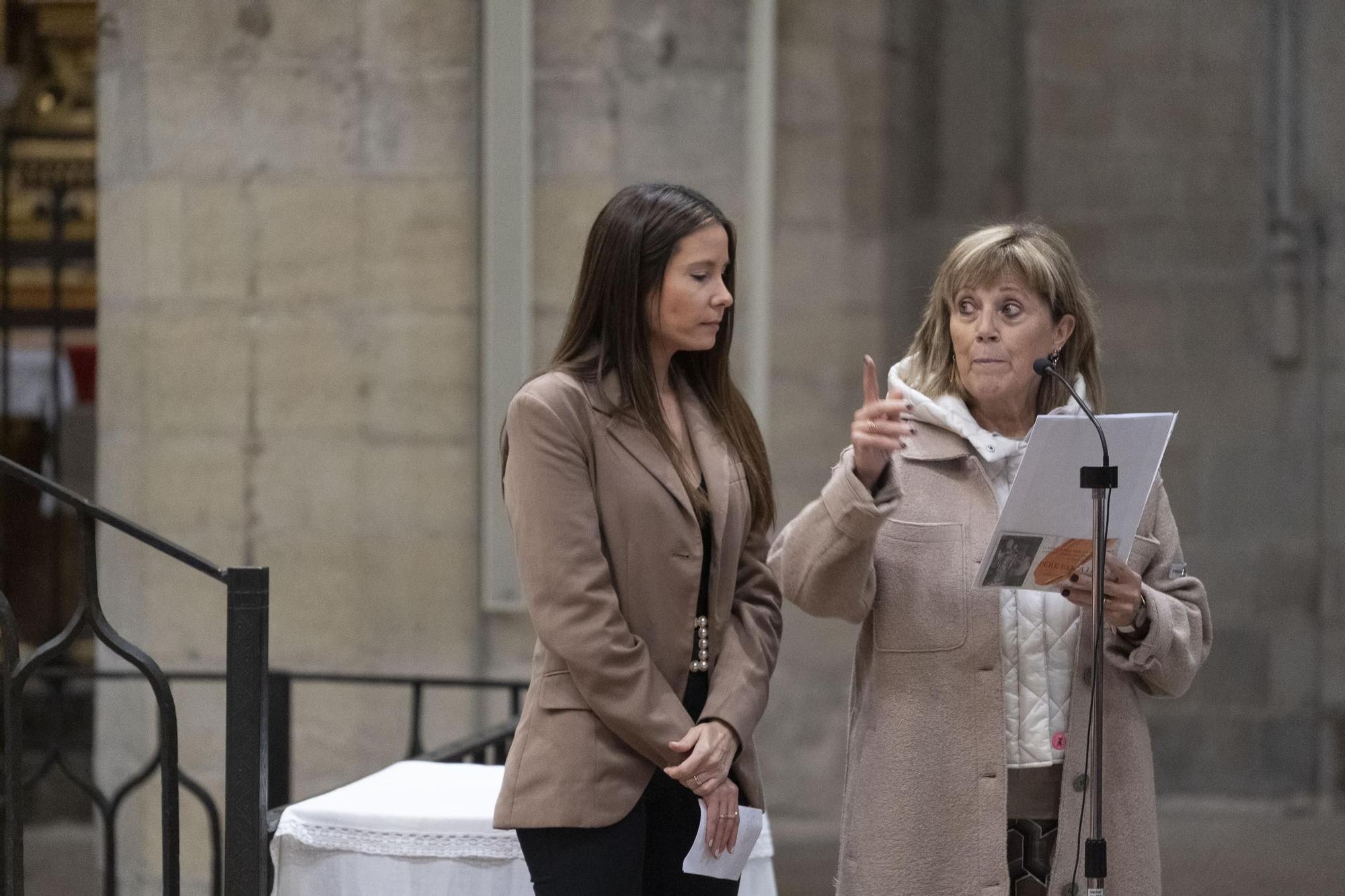 Homenatge a Pere Roca i Fius, "decorador", per la seva dedicació a la basílica de la Seu