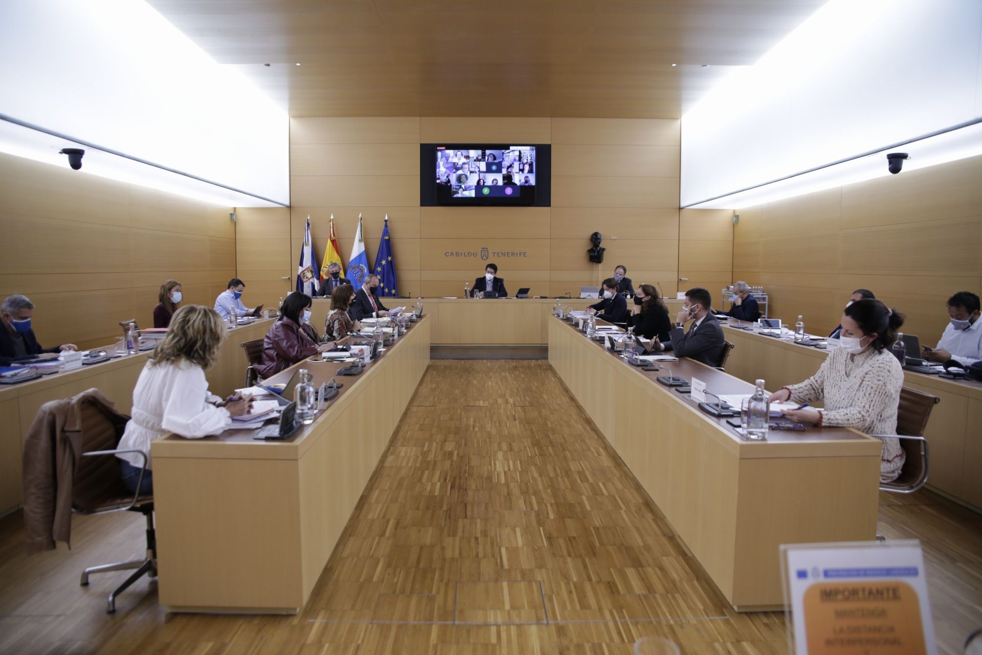 Pleno del Cabildo de Tenerife