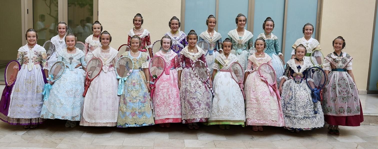 La Batalla de Flores de las candidatas a Fallera Mayor Infantil de València 2026