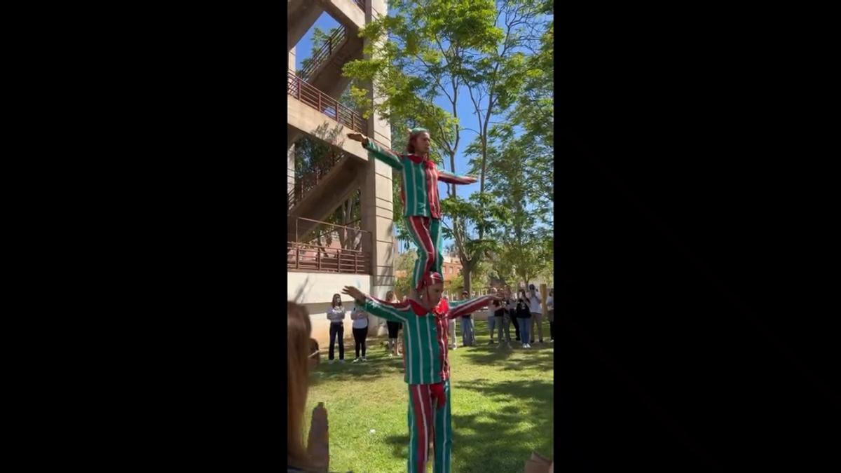 Así ha sido el homenaje de la Nova Muixeranga de Algemesí a las víctimas de la dana