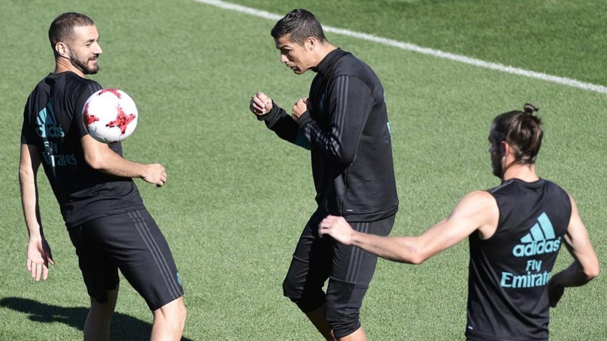 Benzema, Cristiano y Bale estarán ante el Getafe