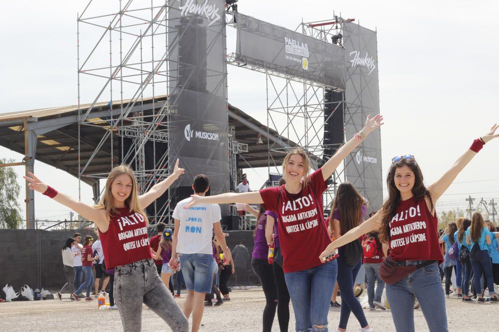 Llenazo en la macrofiesta universitaria en La Punta