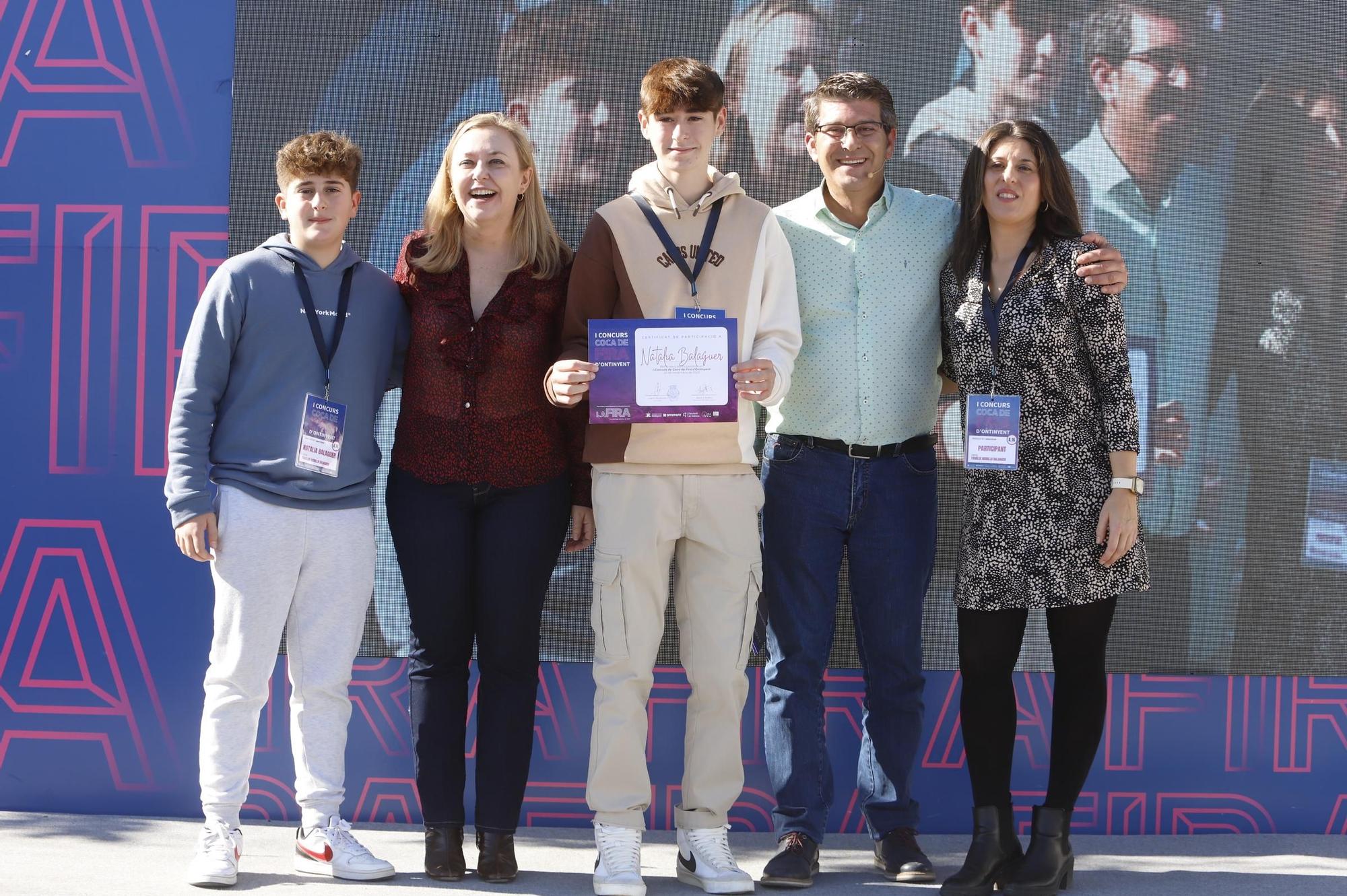 El primer concurso de 'Coca de Fira' de Ontinyent