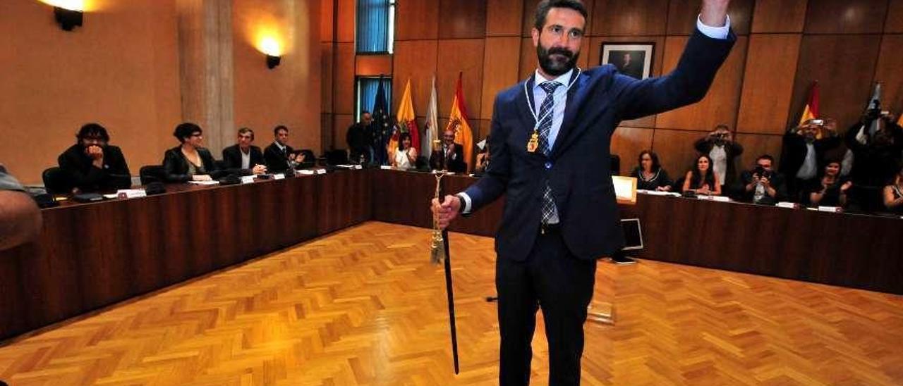 Alberto Varela, en la toma de posesión de junio de 2015. // Iñaki Abella