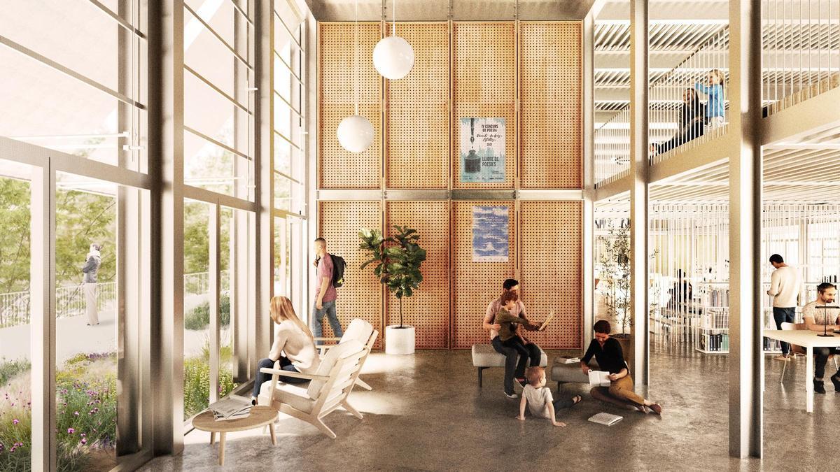 El nuevo Centro Cultural Ideal Flor albergará una biblioteca, un auditorio y un gimnasio