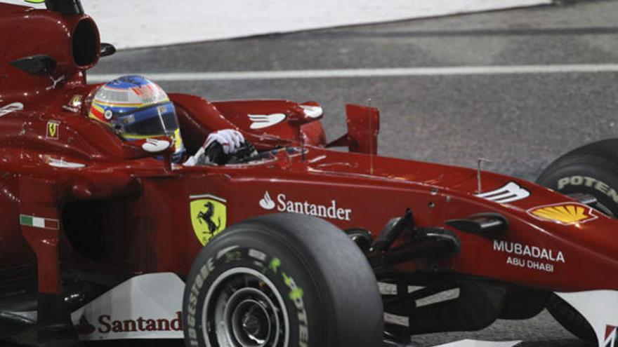 Alonso segundo en la última sesión libre por detrás de Vettel