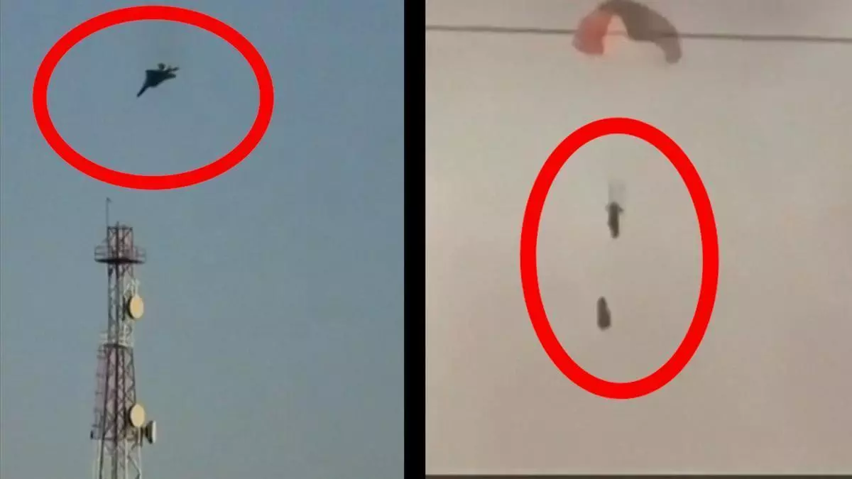 Este es el momento en el que Irán derriba lo que dice ser un caza estadounidense F-15