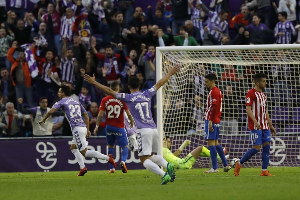 El Valladolid - Sporting, en imágenes