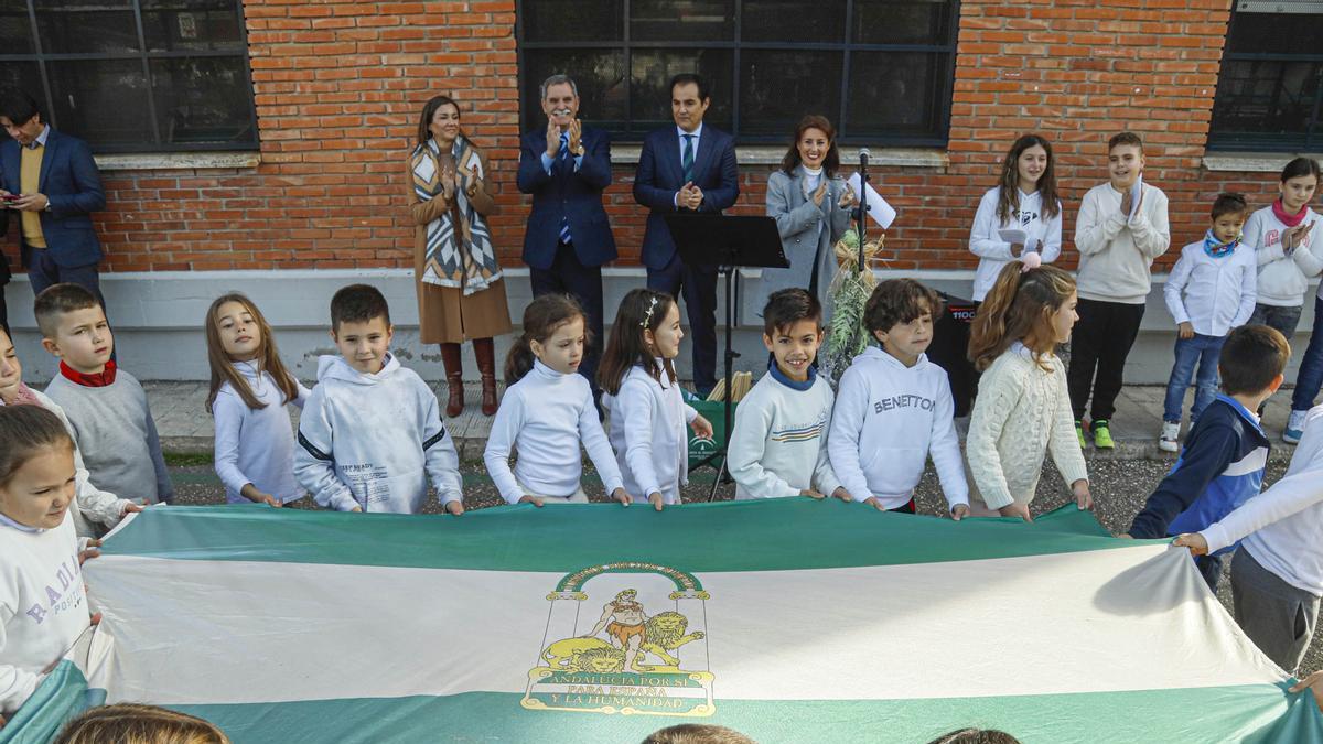 Dia de la Bandera de Andalucía en el CEIP Juan de Mena