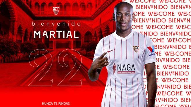Martial, fichaje estrella del Sevilla