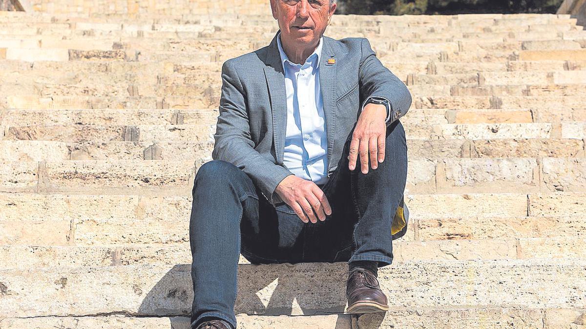 Joan Baldoví, esta semana en junto escaleras del IES Jorge Juan de Alicante