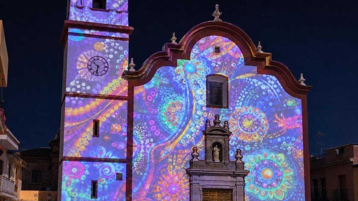 Recreación de una de las proyecciones del festival.