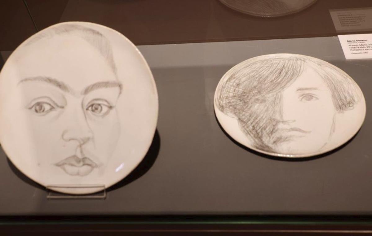 Platos intervenidos de María Gimeno.  | MARCOS LEÓN