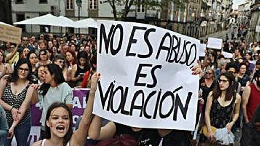 Una protesta contra la sentencia de &#039;La Manada&#039;.