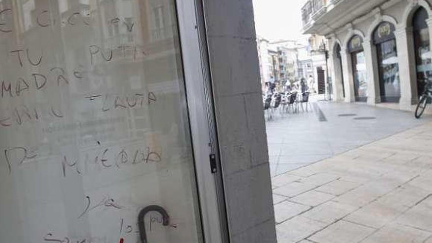 La sede de Tania González en El Parche sufre un ataque vandálico