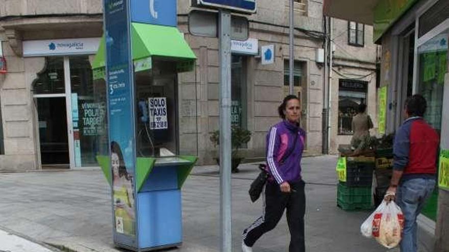 La parada de Pazos Fontenla se emplazaría en la calle peatonal. /S.A