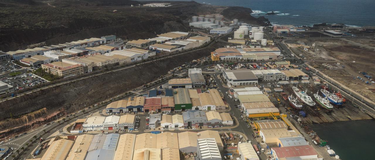 Vista aérea de la zona donde Unión Martín ha solicitado la concesión de dominio público.