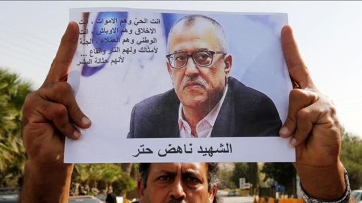 El escritor jordano Nahed Hattar.