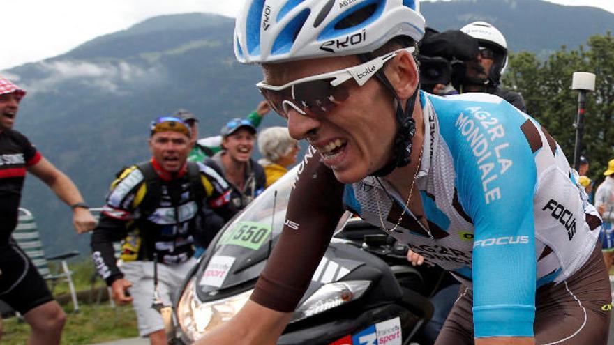 Bardet, durante la etapa.