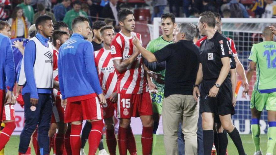 Juanpe, molest amb el VAR: «Ens van dir que es revisarien totes les jugades de cada partit