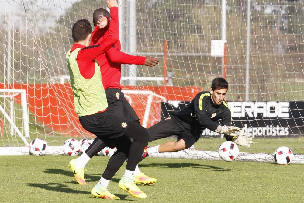 Entrenamiento del Sporting