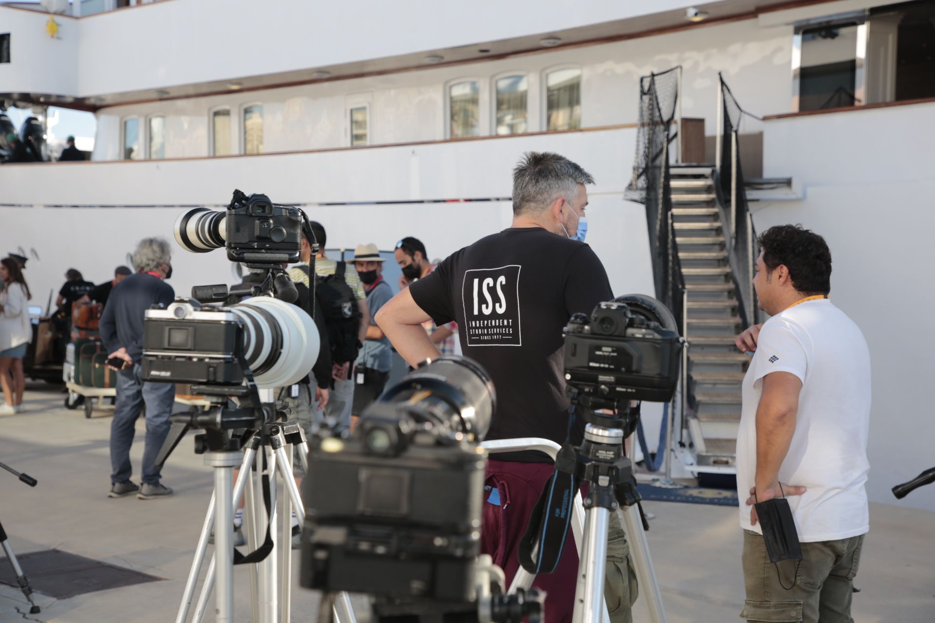 Rodaje de 'The Crown' en el Club de Mar de Palma