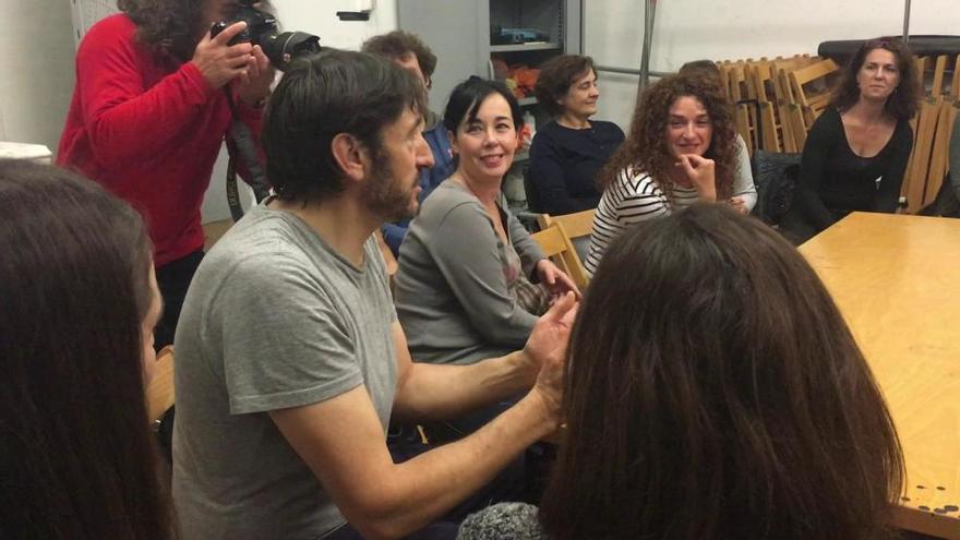 Clase magistral de Carmelo Gómez con Lorca en Mieres