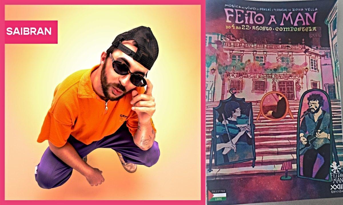 Saibrán y cartel del festival Feito a Man 2026.