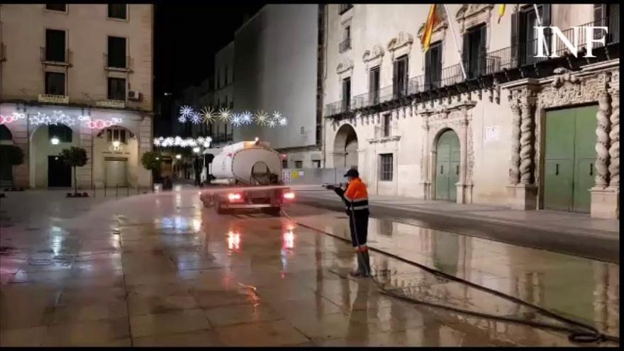 La basura que generan los alicantinos durante la Navidad se dispara