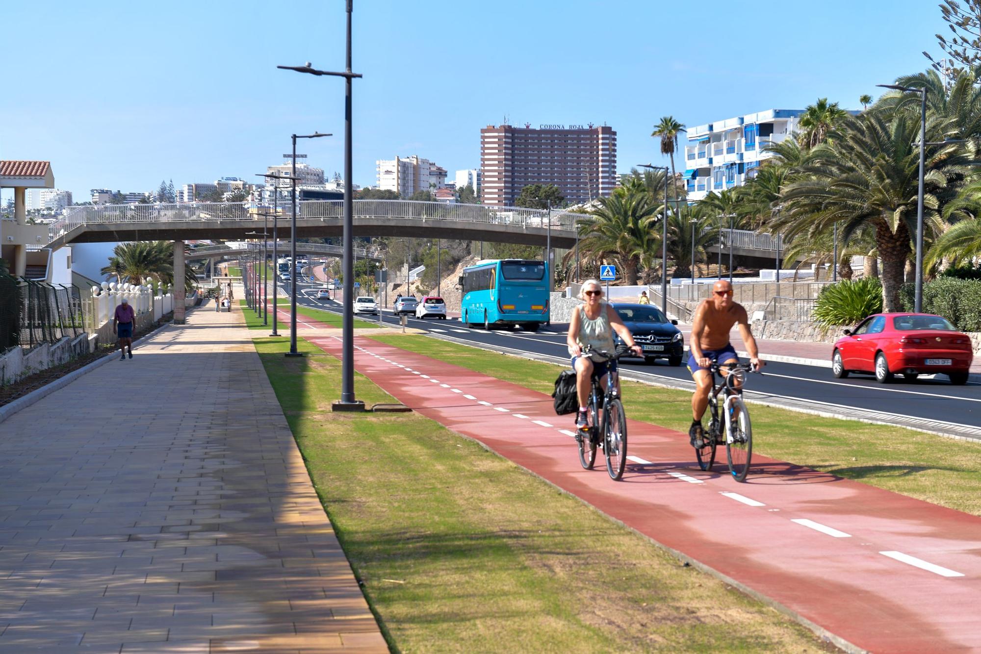 Inauguración de la Avenida de la Unión Europea en San Agustín