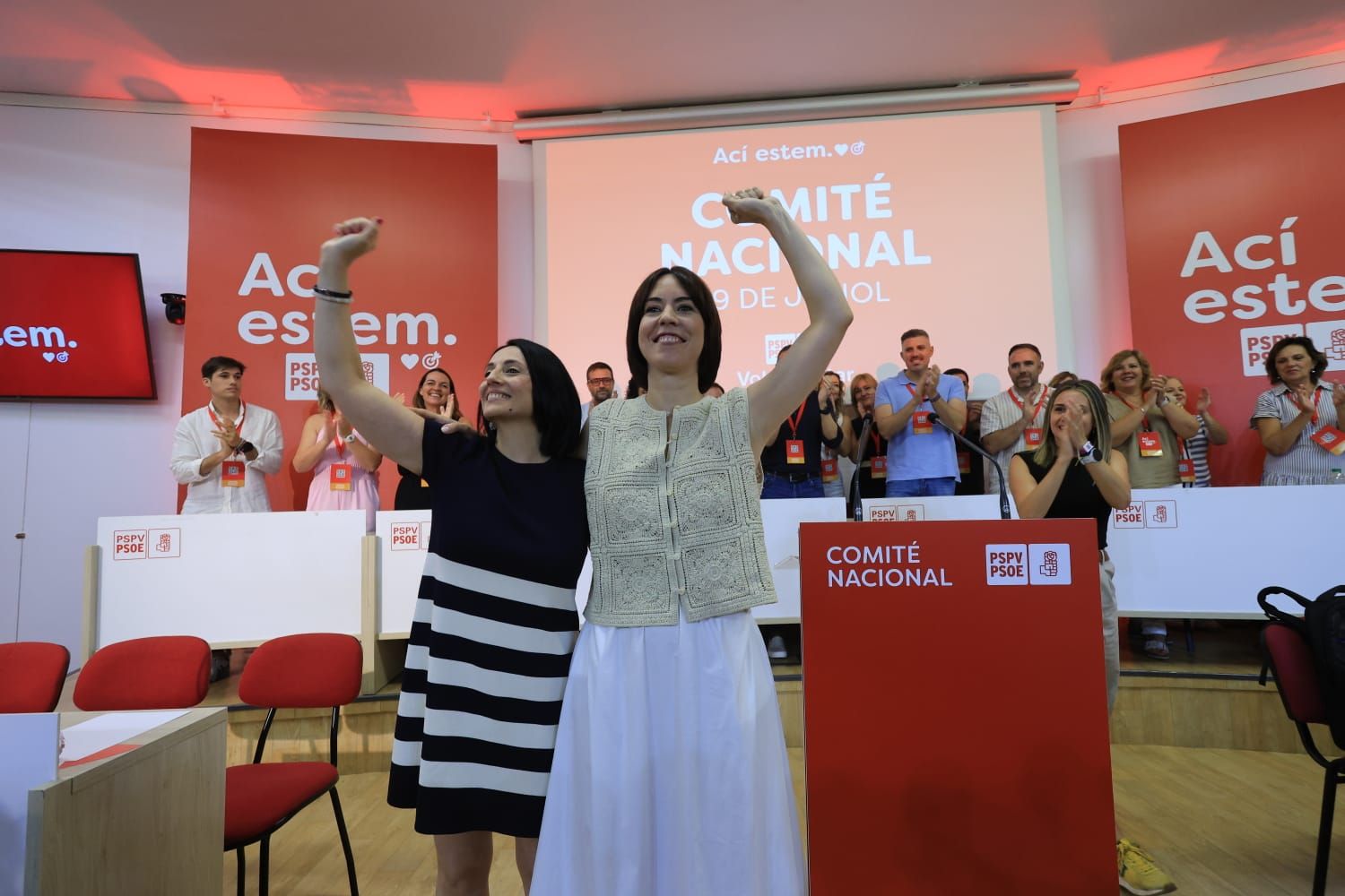 Todas las fotos del Comité Nacional del PSPV en València