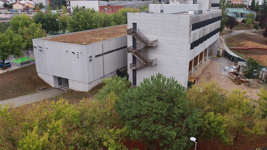 Edificio del Campus Auga, donde se realizan obras de ampliación. |   // IÑAKI OSORIO