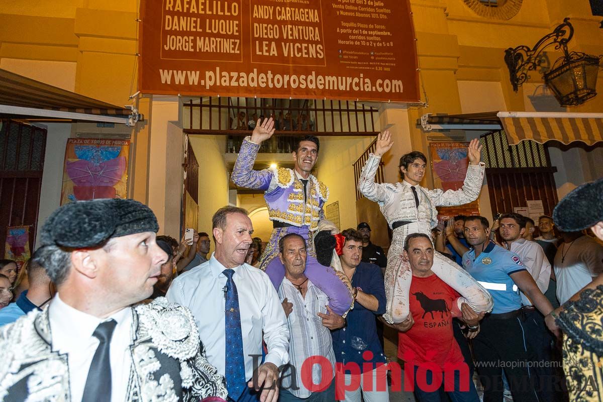 Segunda corrida de la Feria Taurina de Murcia (Castella, Manzanares y Talavante)