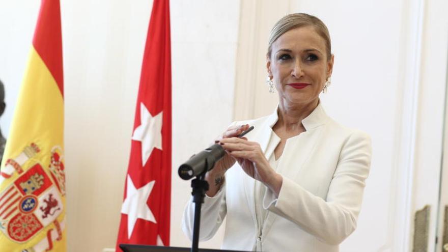 La expresidenta madrileña Cristina Cifuentes.