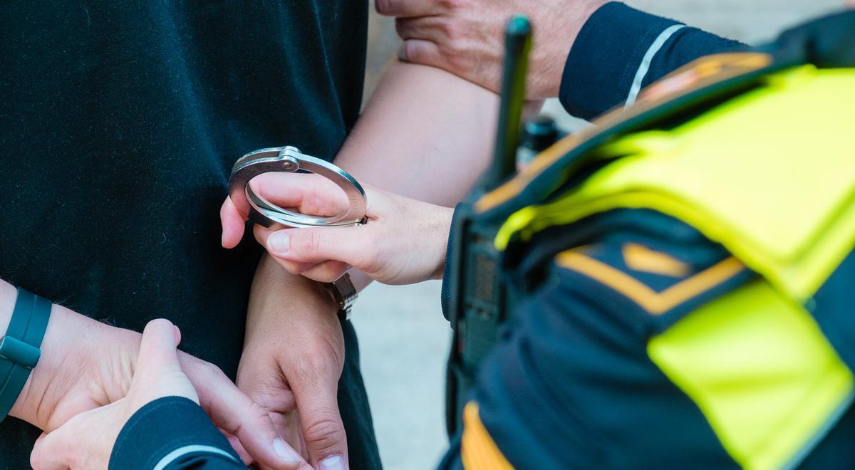 Detención practicada por la Guardia Urbana de Barcelona