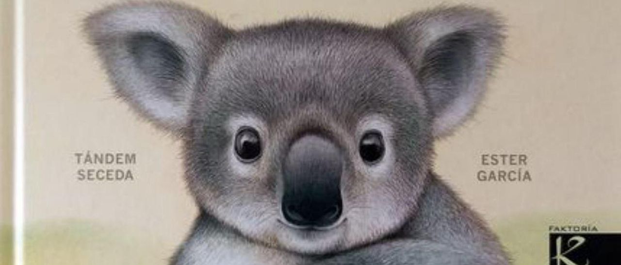 Detalle da portada de "Crías de animais. Australia. Quen son?".