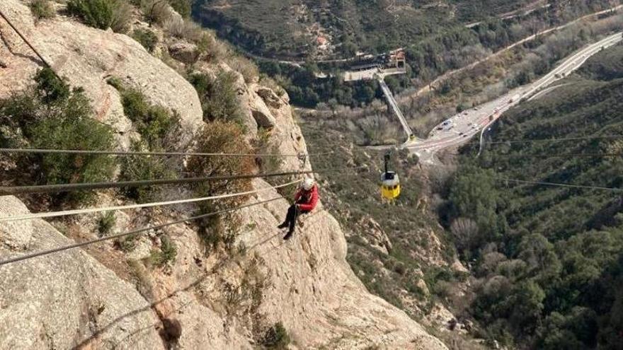 Com seria un rescat a l&#039;aeri de Montserrat?