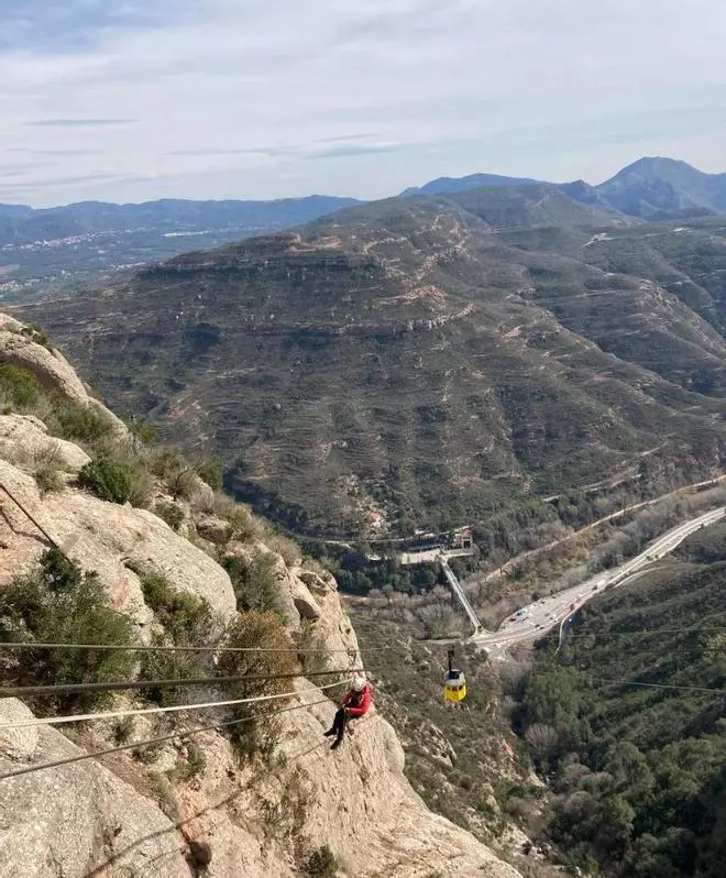 Com seria un rescat a l'aeri de Montserrat?