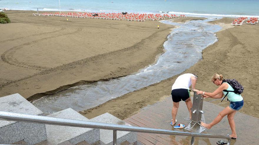 El Sur alcanza el récord de lluvias en las Islas con 56 litros por metro cuadrado