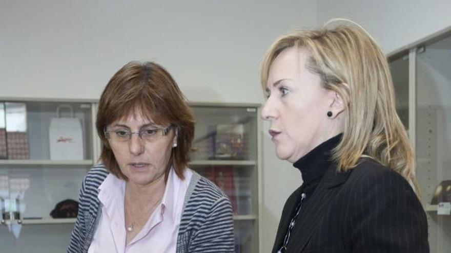 Pilar Varela e Isabel Marqués, en el último consejo de la Isla de la Innovación.