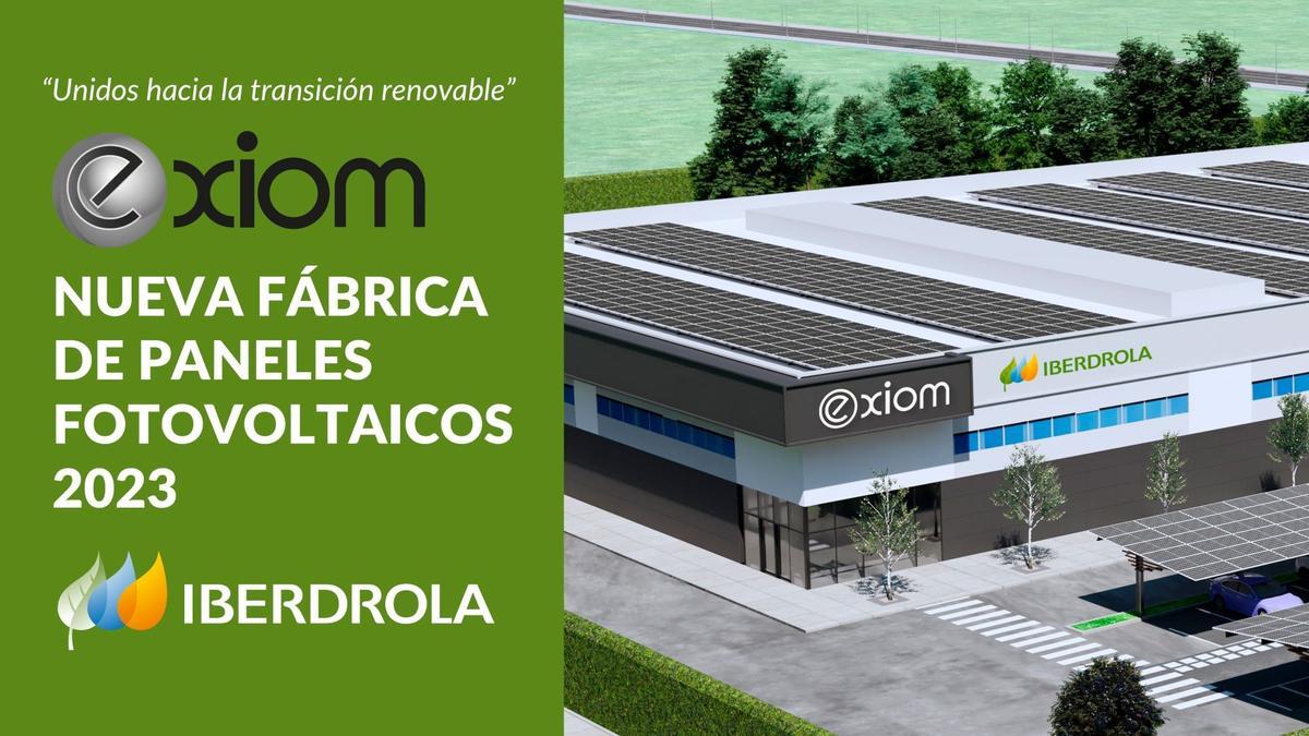 Planta de construcción fotovoltaica de Iberdrola y Axiom