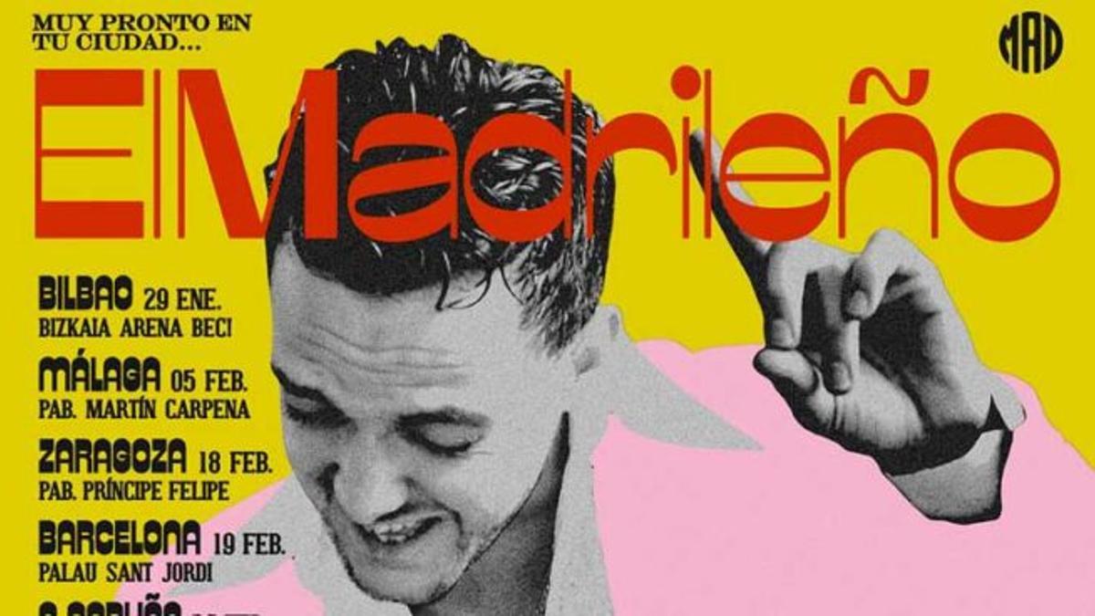 Cartel de la gira del cantante