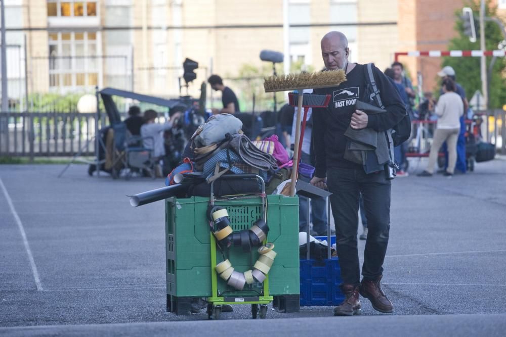 La serie "La Zona" se rueda en Gijón.