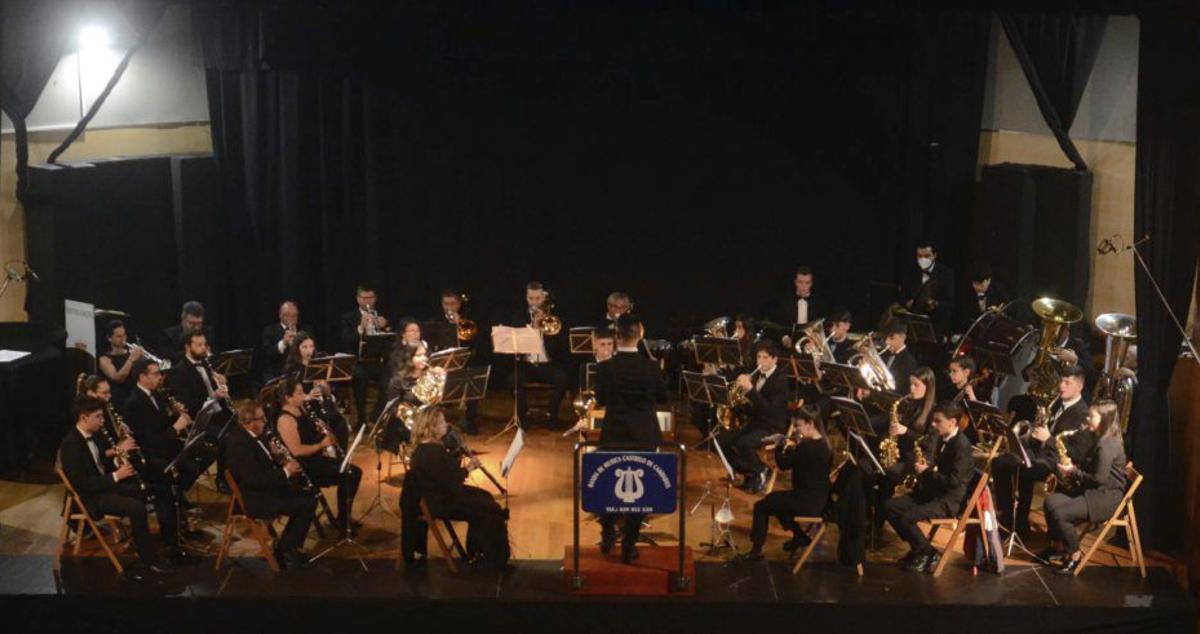 La Banda de Castrelo en una imagen de archivo.