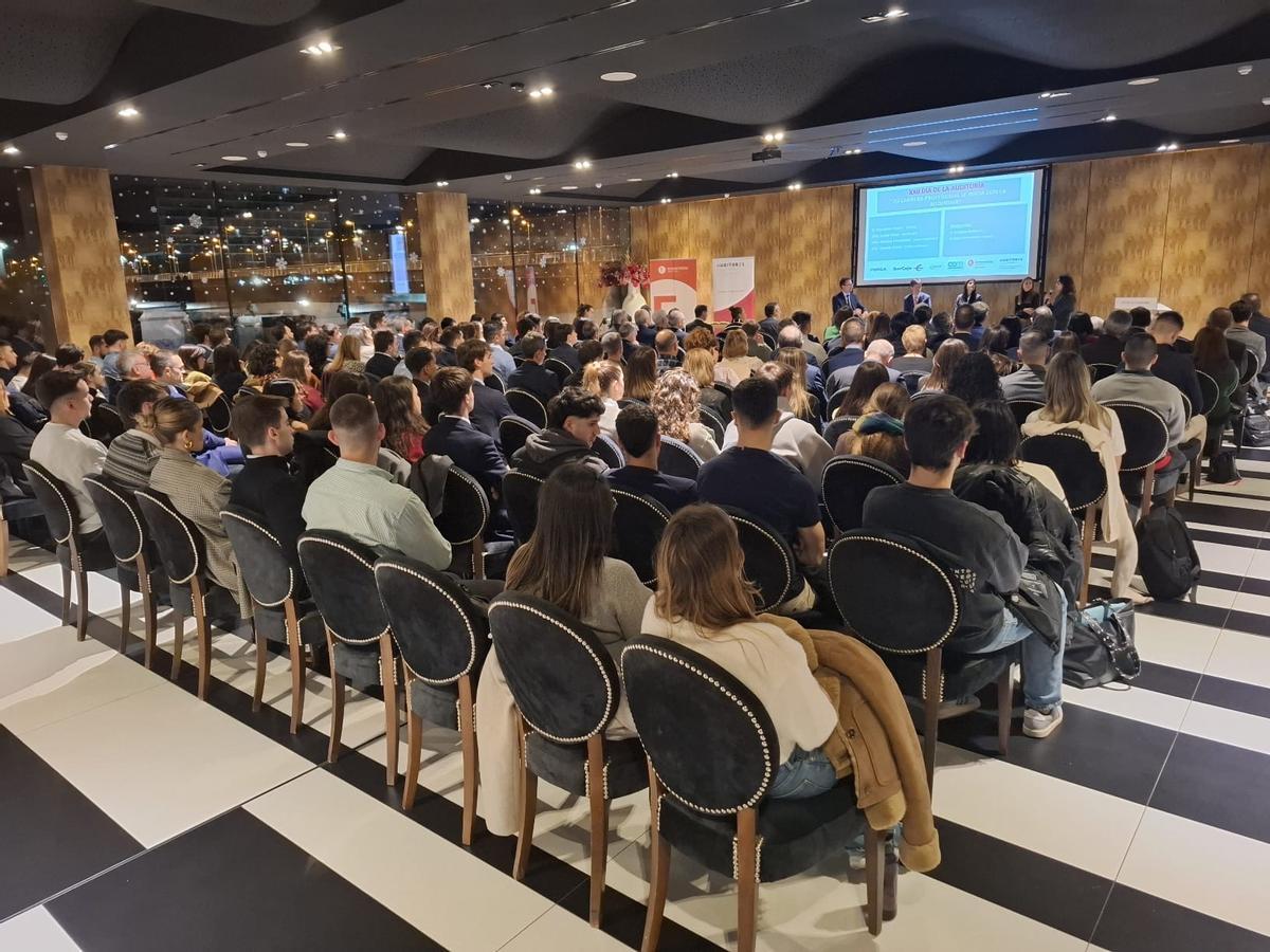 La celebración del XXII Día de la Auditoría en Aragón, que ha tenido lugar en el Espacio Aura de Zaragoza.