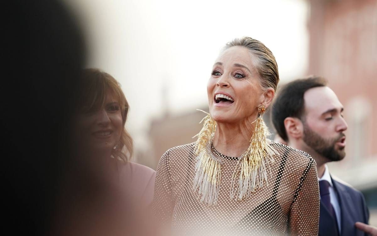 Sharon Stone, imparable en el Festival de Cine de Taormina 2024