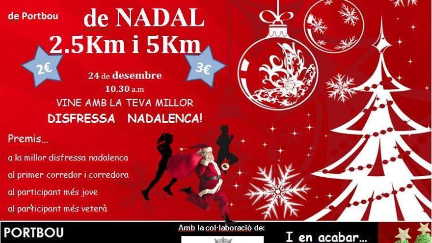 La primera Cursa de Nadal de Portbou, per la vigília