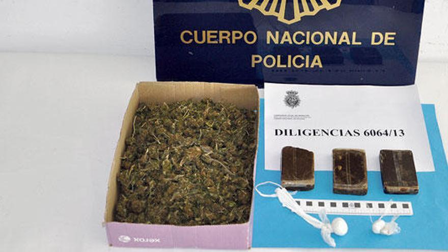 Hachís y marihuana en Manacor