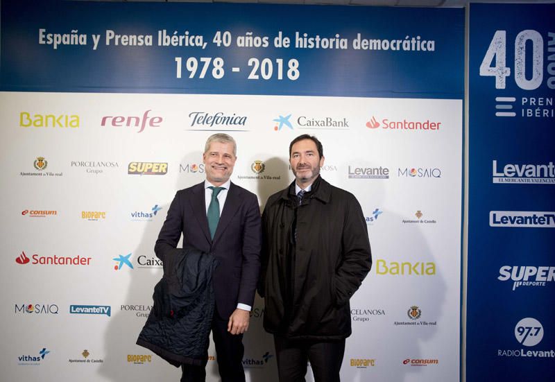 Photocall de la gala del 40 aniversario de Prensa Ibérica en Levante-EMV