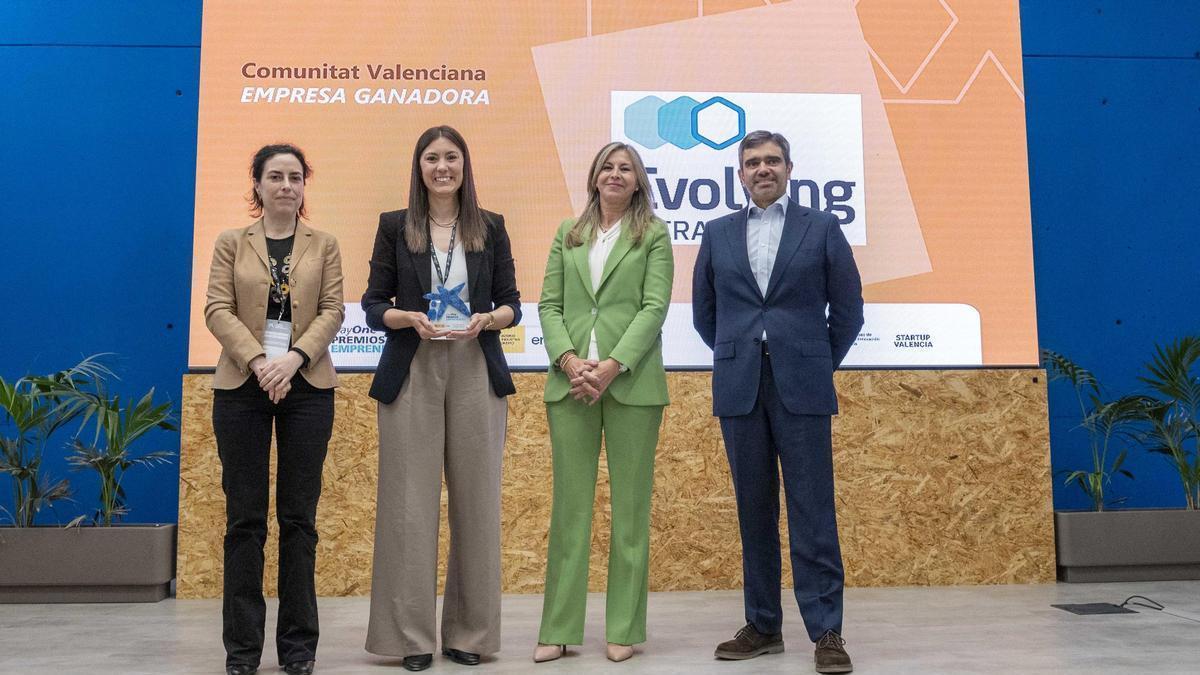 Entrega del premio a Evolving Therapeutics.